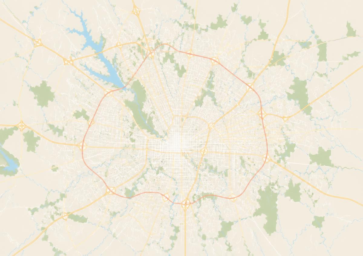 Map of the Raleigh, North Carolina pickup area